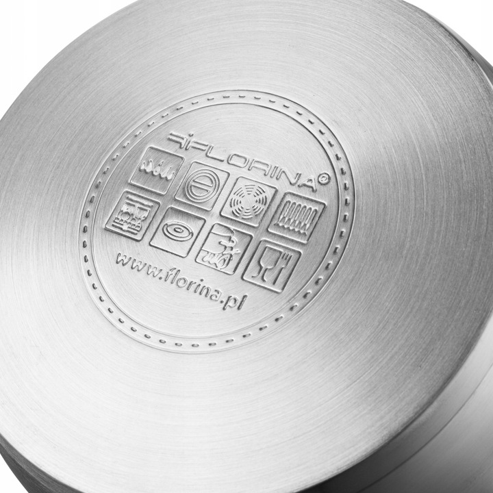 GARNEK ze stali nierdzewnej INDUKCJA FLORINA 2,5 l 18CM OLIVER Marka Florina