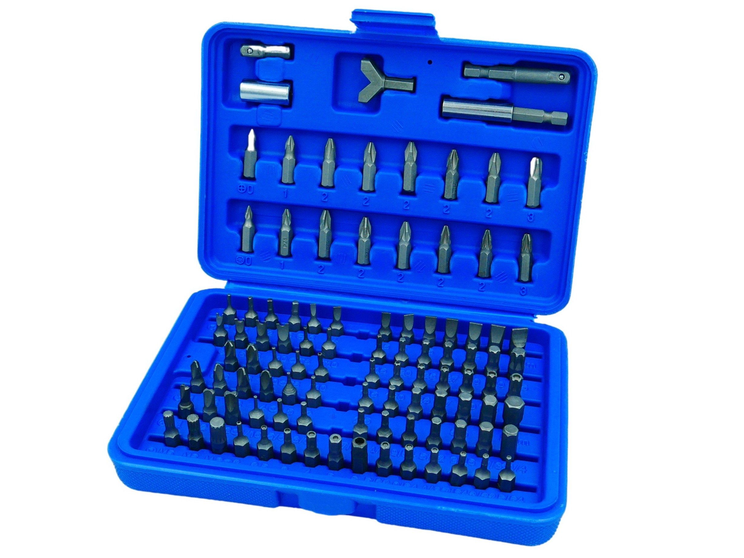 BITY KOŃCÓWKI TORX IMBUS DO WKRĘTARKI ZESTAW 100 Marka Silver