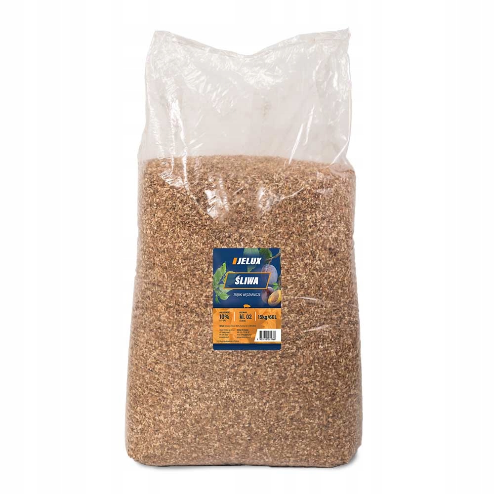 ZRĘBKI WĘDZARNICZE ŚLIWA KLASA 02 15KG JELUX