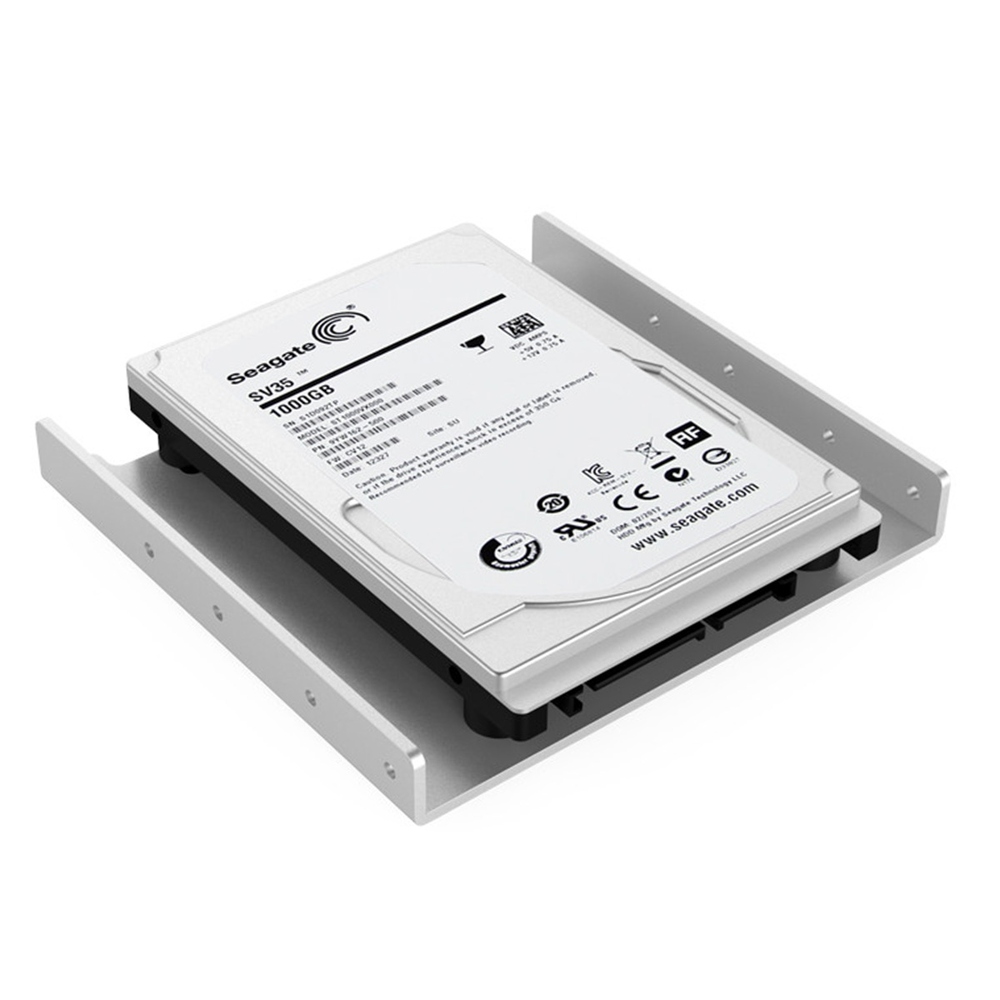 Orico Uchwyt montażowy do PC srebrny na dysk SATA 2,5" do 3,5" + śrubki