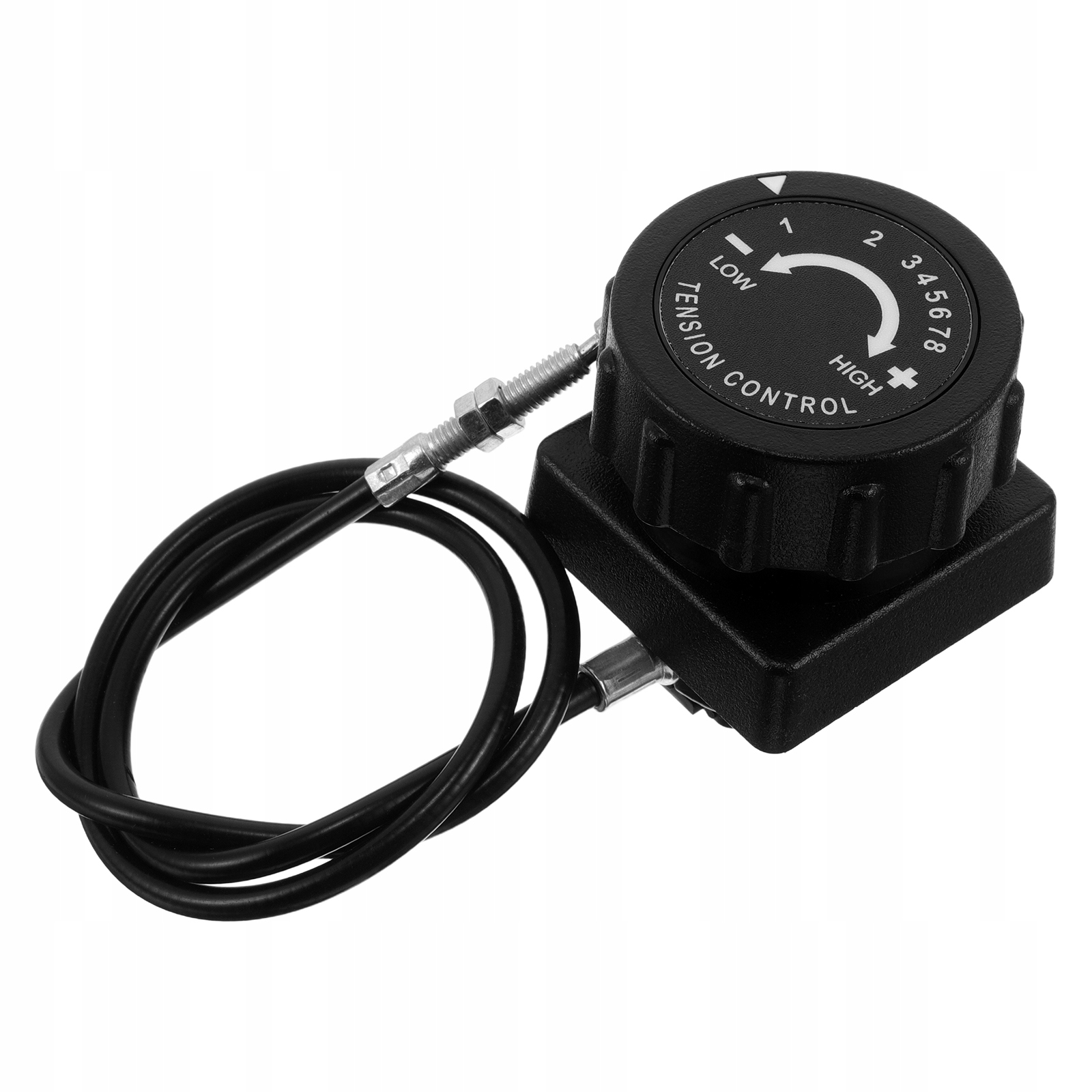 8-STOPNIOWE POKRĘTŁO REGULACJI ROWERU TRENINGOWEGO ZAPEWNIA PŁYNNĄ KONTROLĘ OPORU