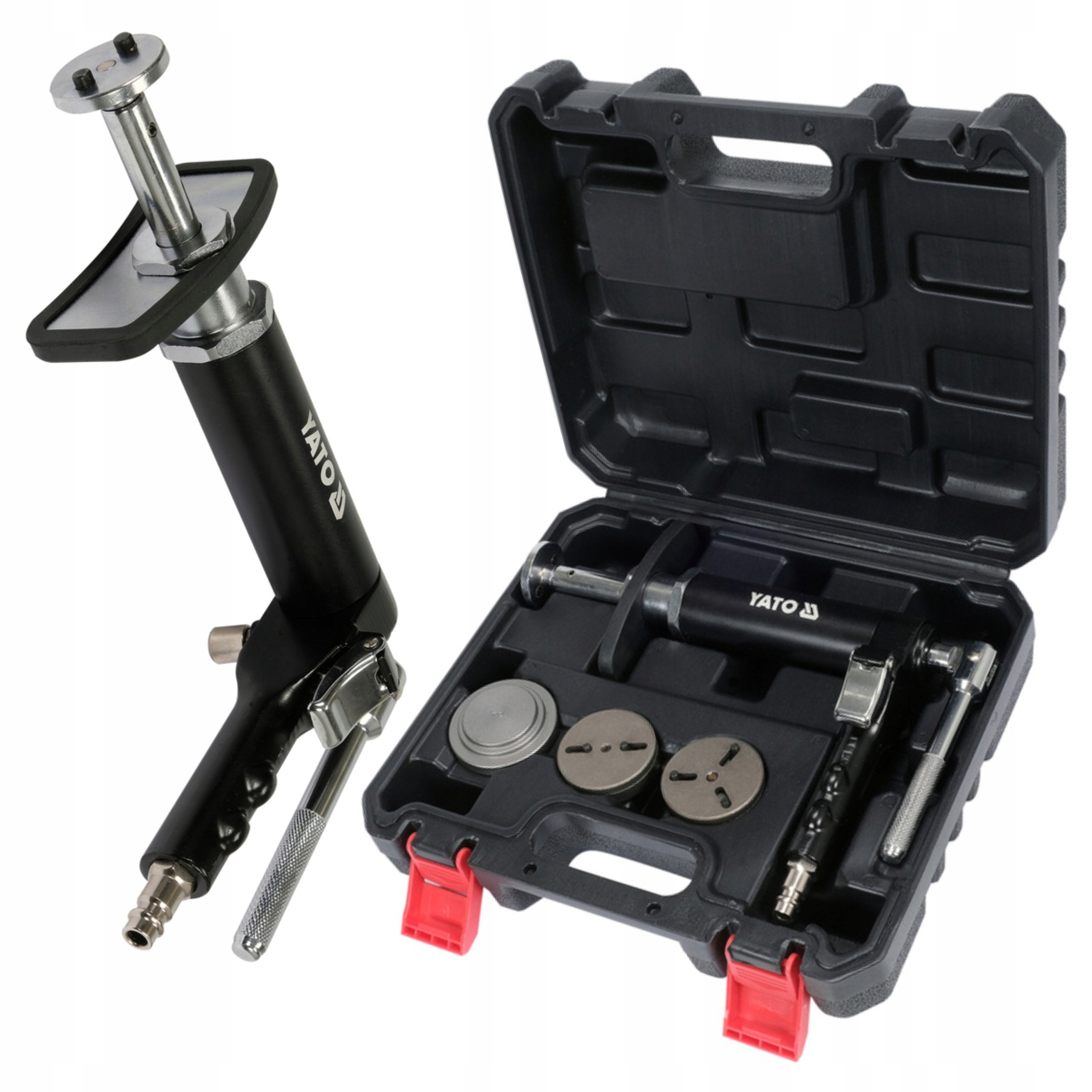 YATO ZESTAW SEPARATORÓW PNEUMATYCZNYCH DO ZACISKÓW HAMULCOWYCH 4EL. TŁOCZKI