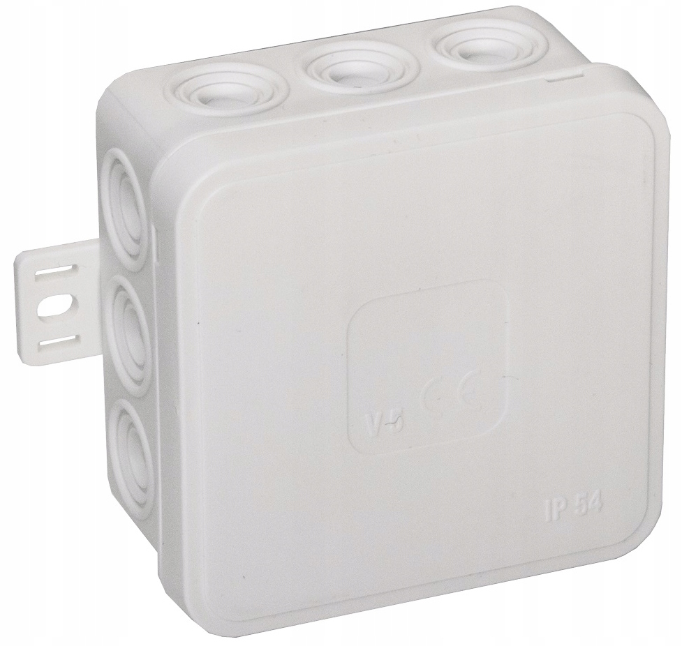 

Puszka hermetyczna zatrzaskowa klik biała ip54