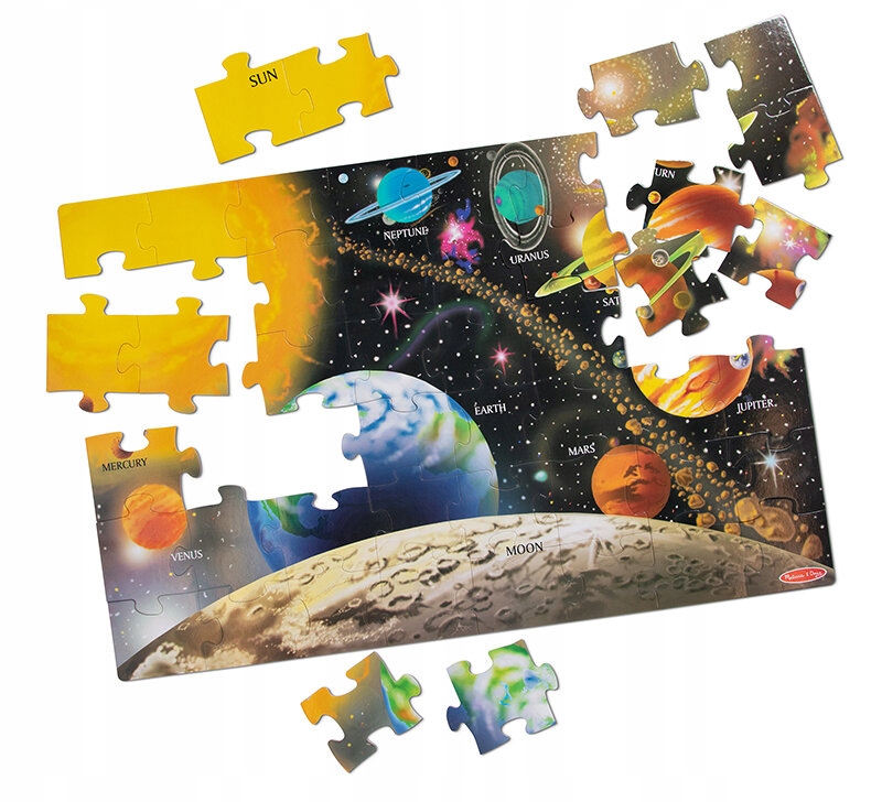 48 db-os padló puzzle gyerekeknek Naprendszer Melissa and Doug Tanúsítványok és szakvélemények CE