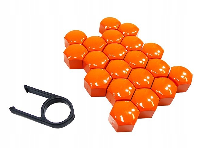 20x NAKŁADKI NASADKI NA ŚRUBY FELG KÓŁ 19mm