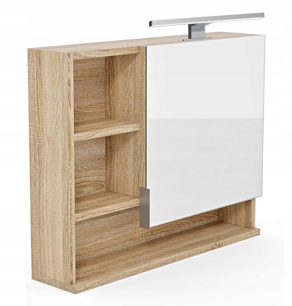 Koupelnová skříňka se zrcadlem, policemi a Led osvětlením Better Home
