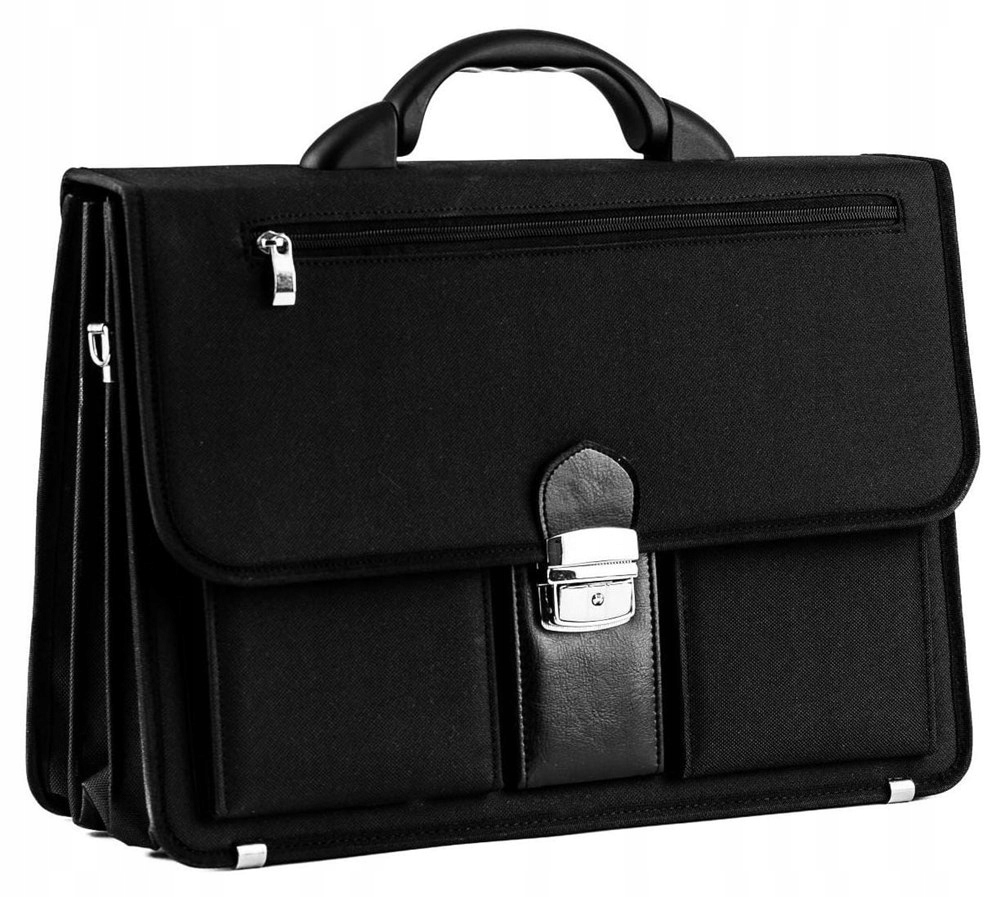 Teczka męska na laptopa czarna kodura - Tizano T06 Marka inna