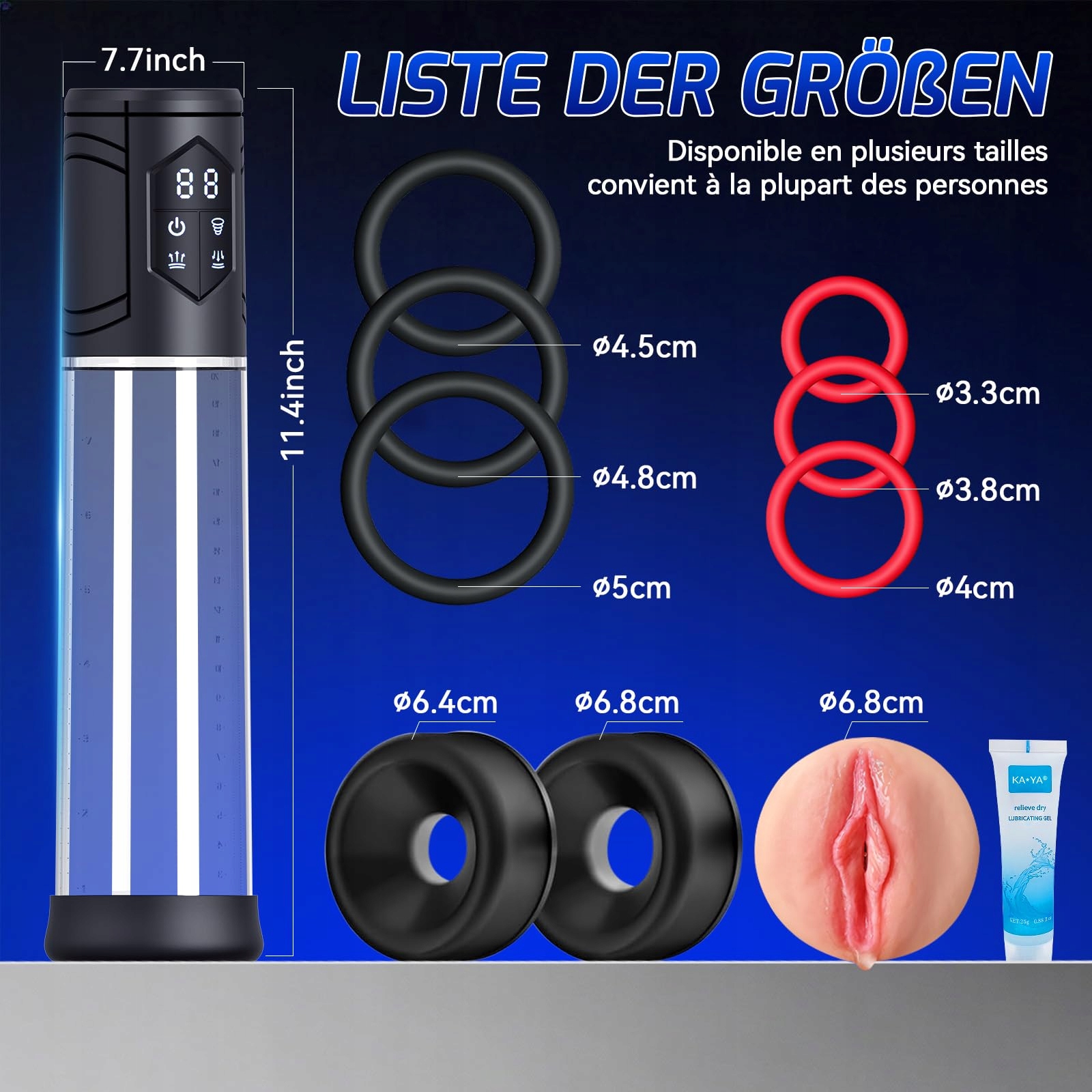 DUREX Zabawki Erotyczne: Masturbator 8 Trybów z Pierścieniem — miniatura 6