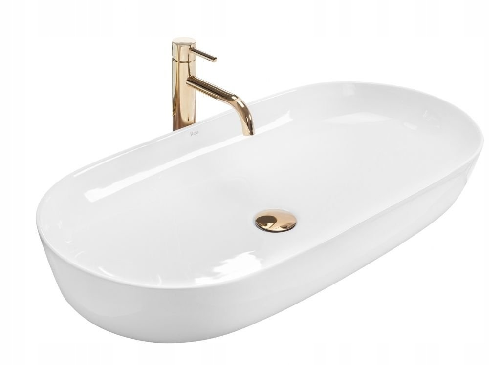 Keramická umývadlová doska Rea Cleo 81 White biela