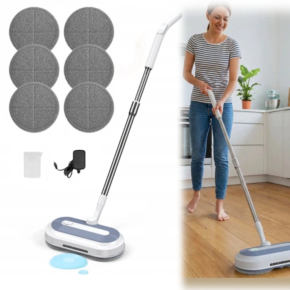 Bezdrôtový Elektrický Mop Sada Rotačných Mopov Umývačka Sada