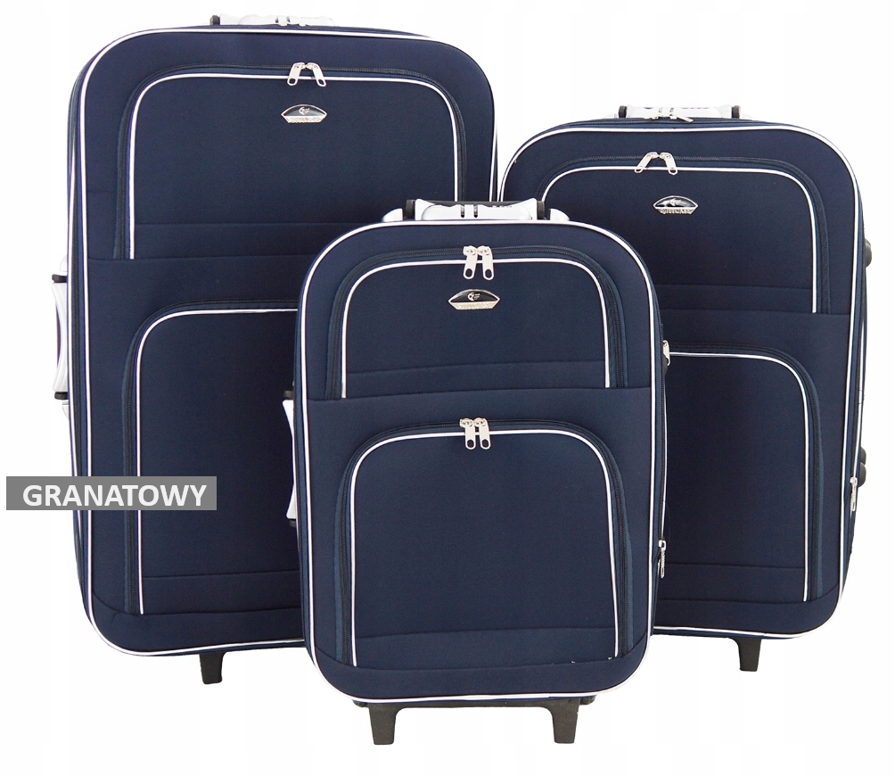 WALIZKA PODRÓŻNA NA KÓŁKACH ZESTAW KOMPLET WALIZEK 4w1 901 BAGAŻ TORBA Model 901G