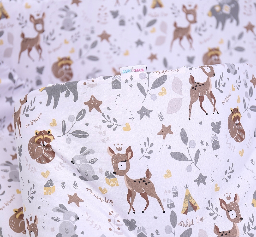 OCHRANIACZ NA CAŁE ŁÓŻECZKO 360x30cm BABYMAM Długość 360 cm