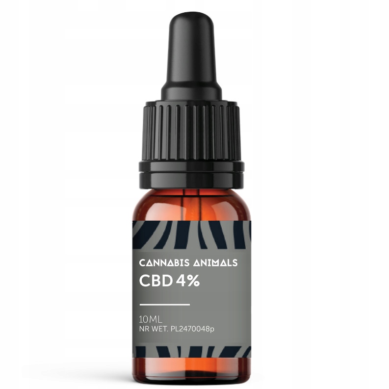 Cannabis Animals 4% 10 ml < 20 kg Konopný olej pro zvířata z konopí