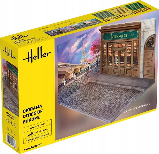 Heller 81256 Diorama města Evropy Diorama Cities of Europe 1:24