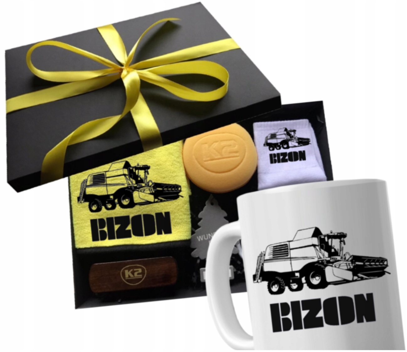 Sada dárek pro fanouška Bizona, hrnek pro otce a řidiče Kombajn Bizon