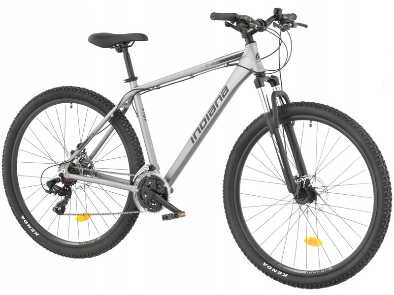 Rower górski Mtb Indiana X-Pulser 1.9 M17 29 cali męski Szaro-czarny
