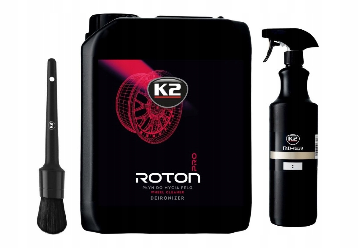 

K2 Roton Pro 5L Płyn Do Felg Pędzelek Butelka