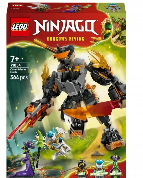 Stavebnice Speciální Mech Colea A Zane V Dračí Zbroji 71854 Lego Ninjago