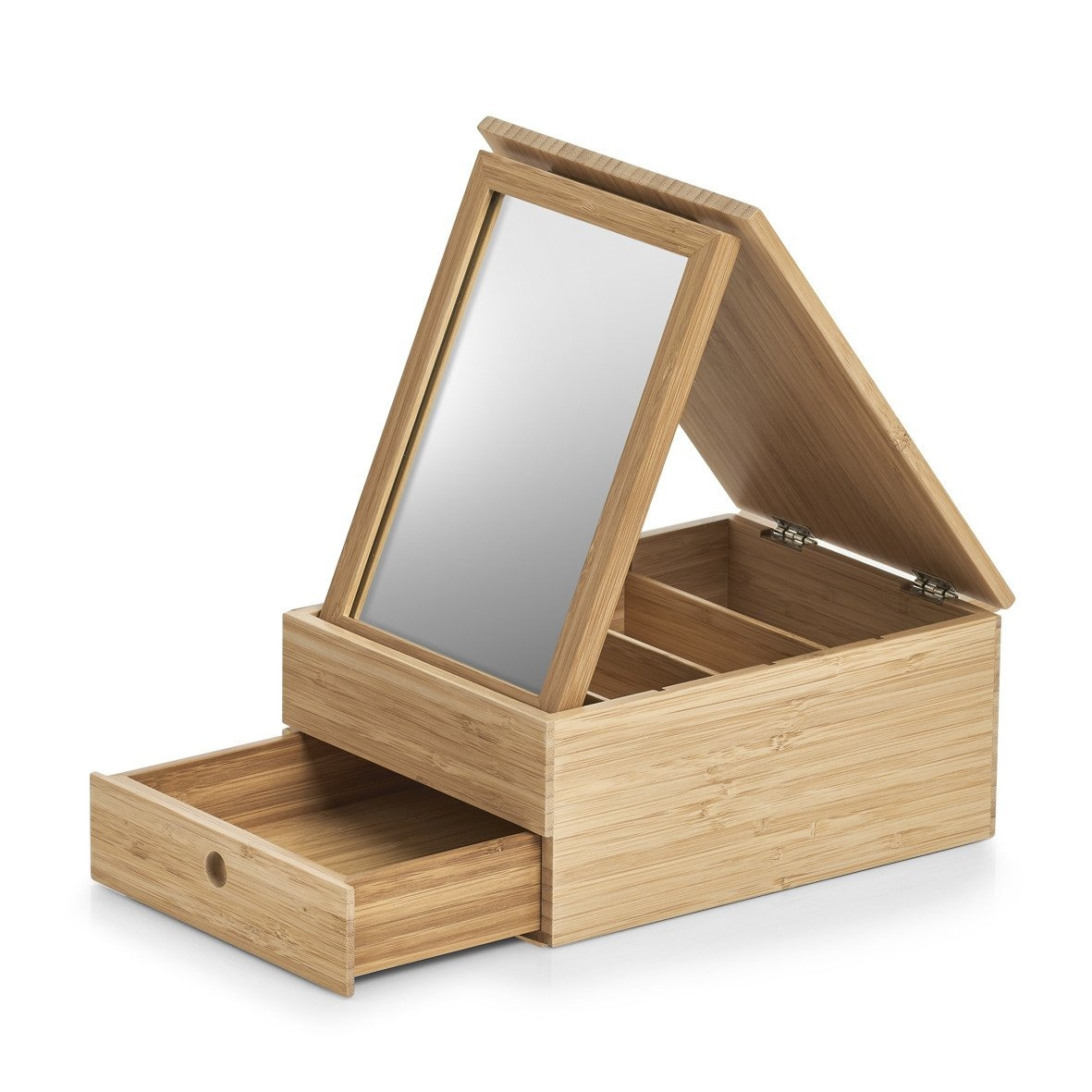 Šperkovnice Na Bižuterii Se Zrcátkem A Zásuvkou 24,5 X 18,5 X 11 CM