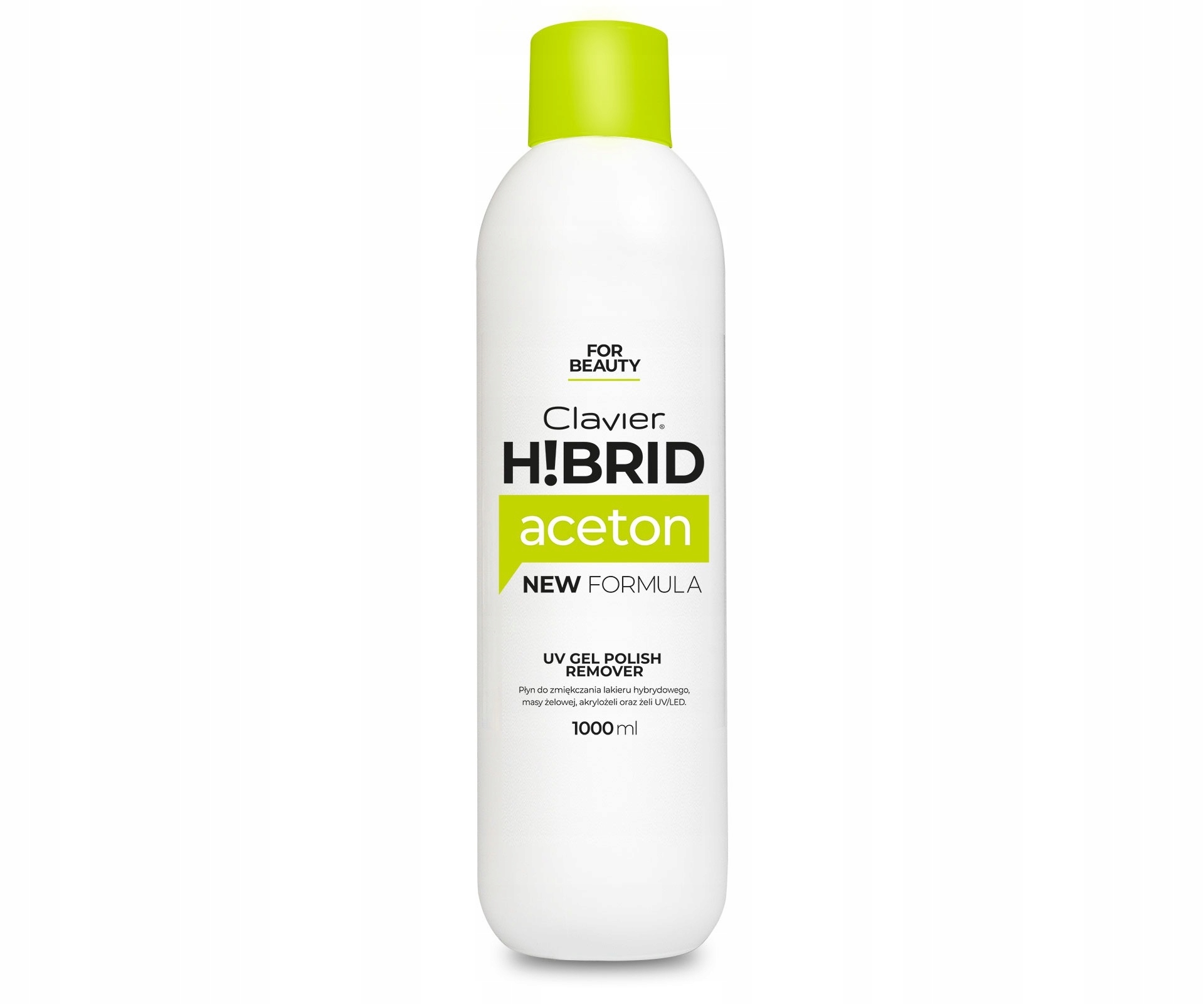 Clavier aceton preparat do usuwania tipsów hybryd żeli 1L H! Hibrid Marka Clavier