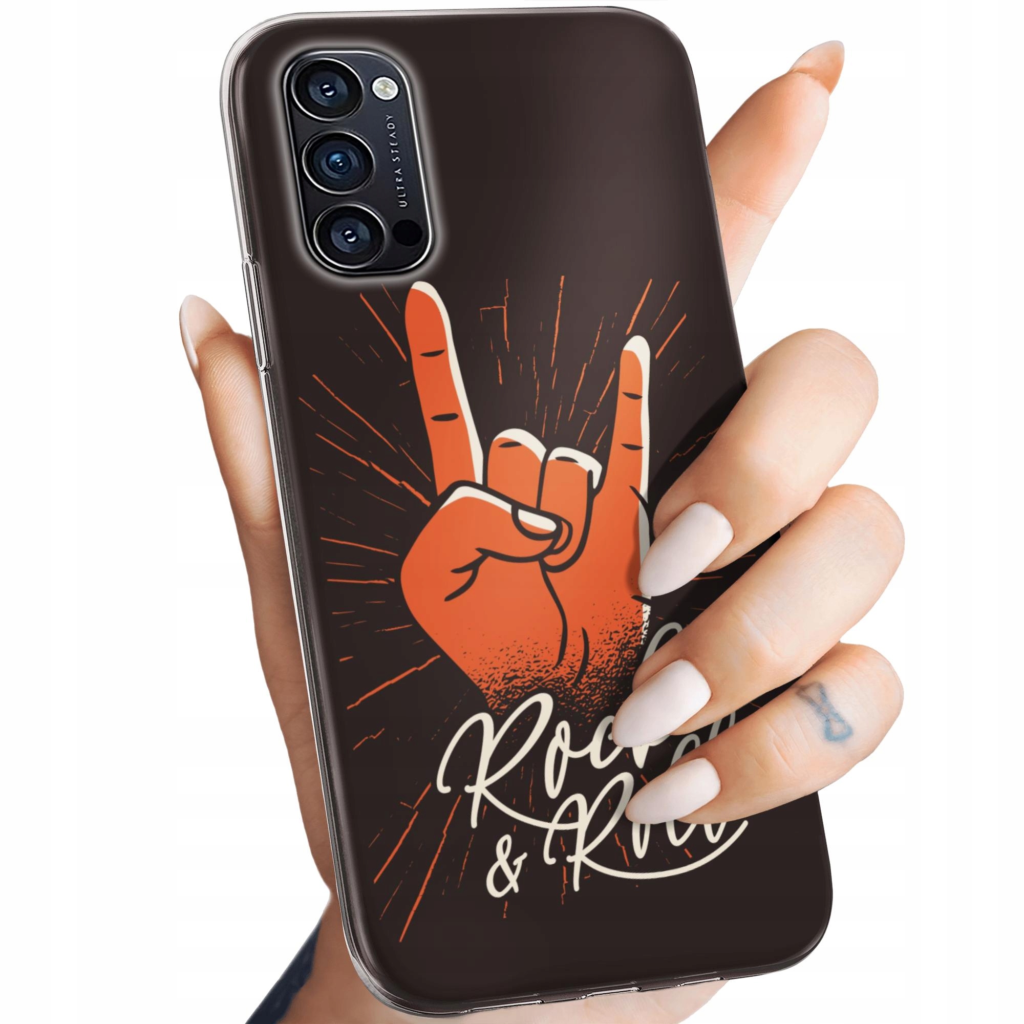 

Etui do Oppo Reno 4 Pro 5G Rock Gitara Punk