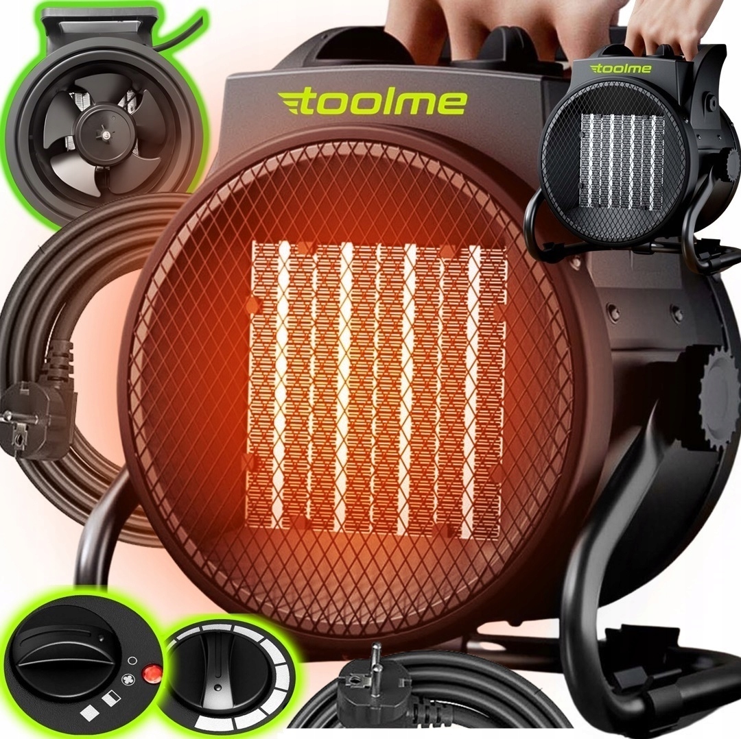 Nagrzewnica elektryczna Toolme 2kW