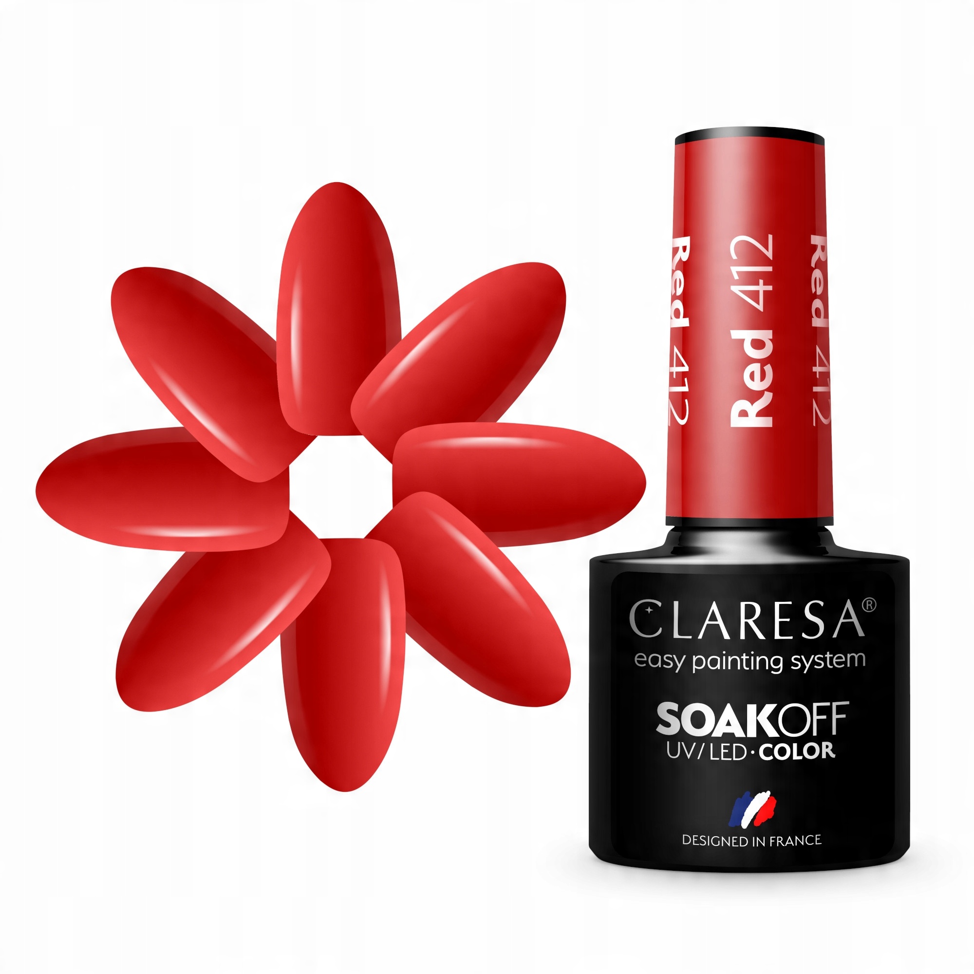 

Claresa Czerwony Lakier Hybrydowy Red 412 5ml