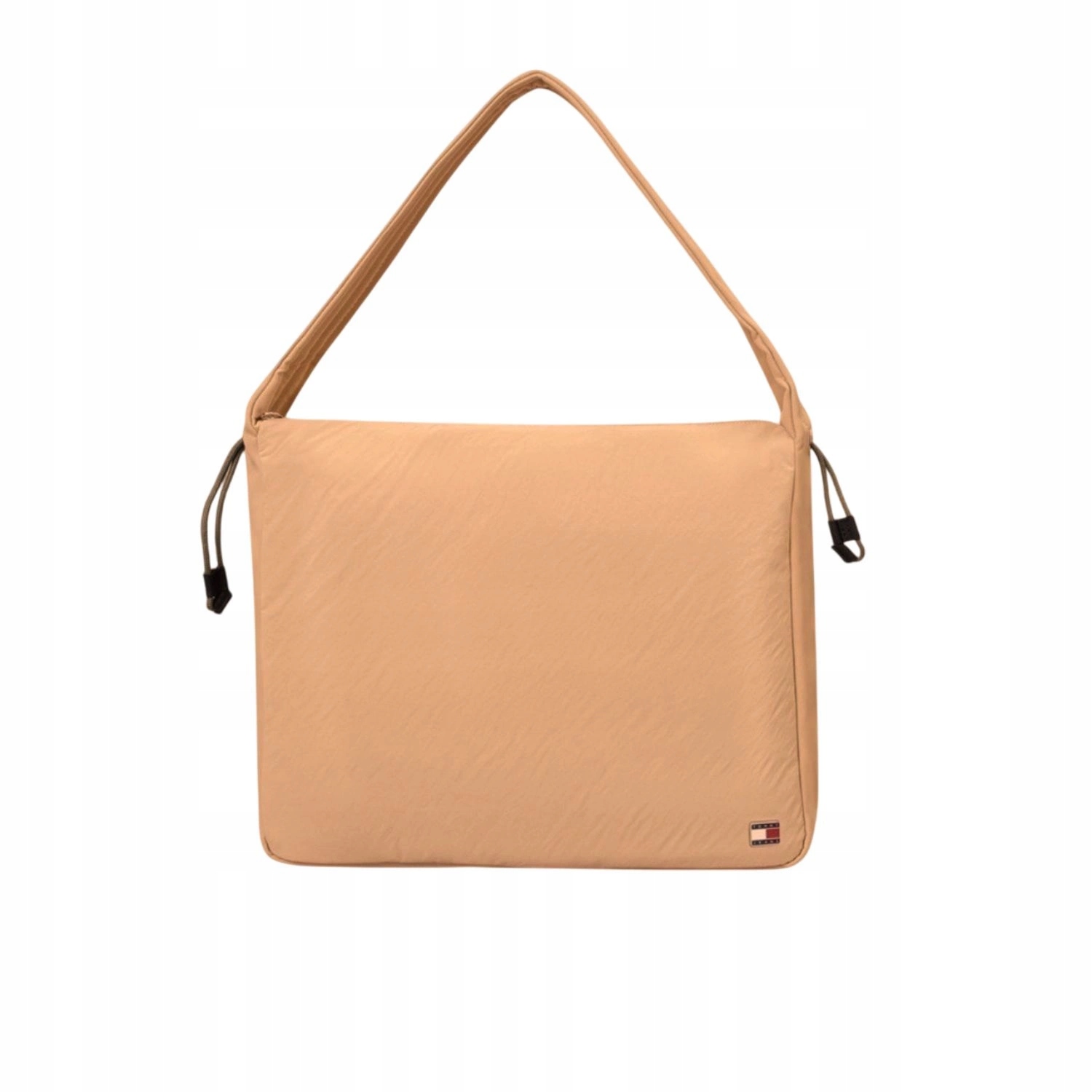Dámská kabelka Tommy Jeans béžová shopperka velká, prostorné logo klasika