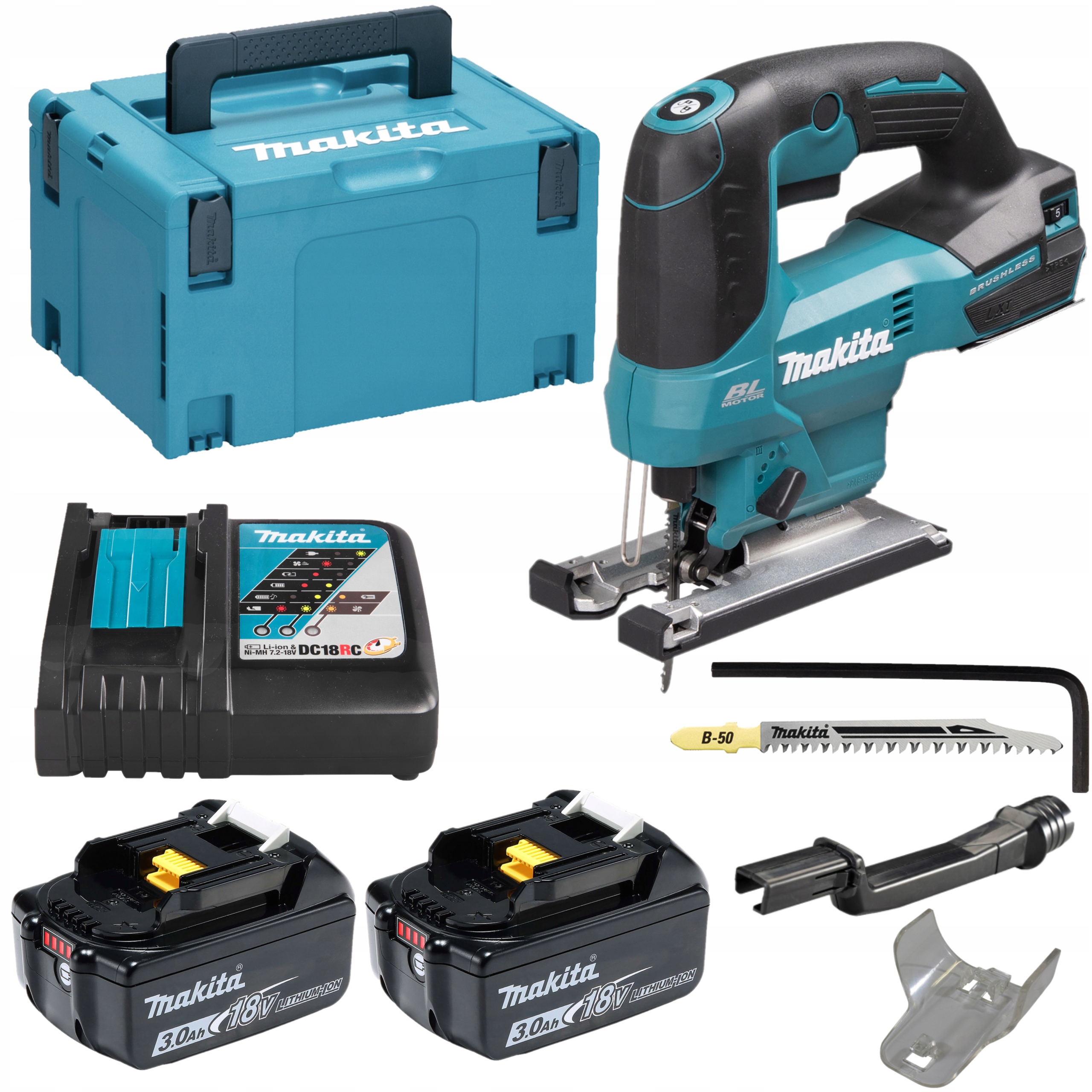 Makita DJV184RFJ Akumulátorová Pila 2x3Ah