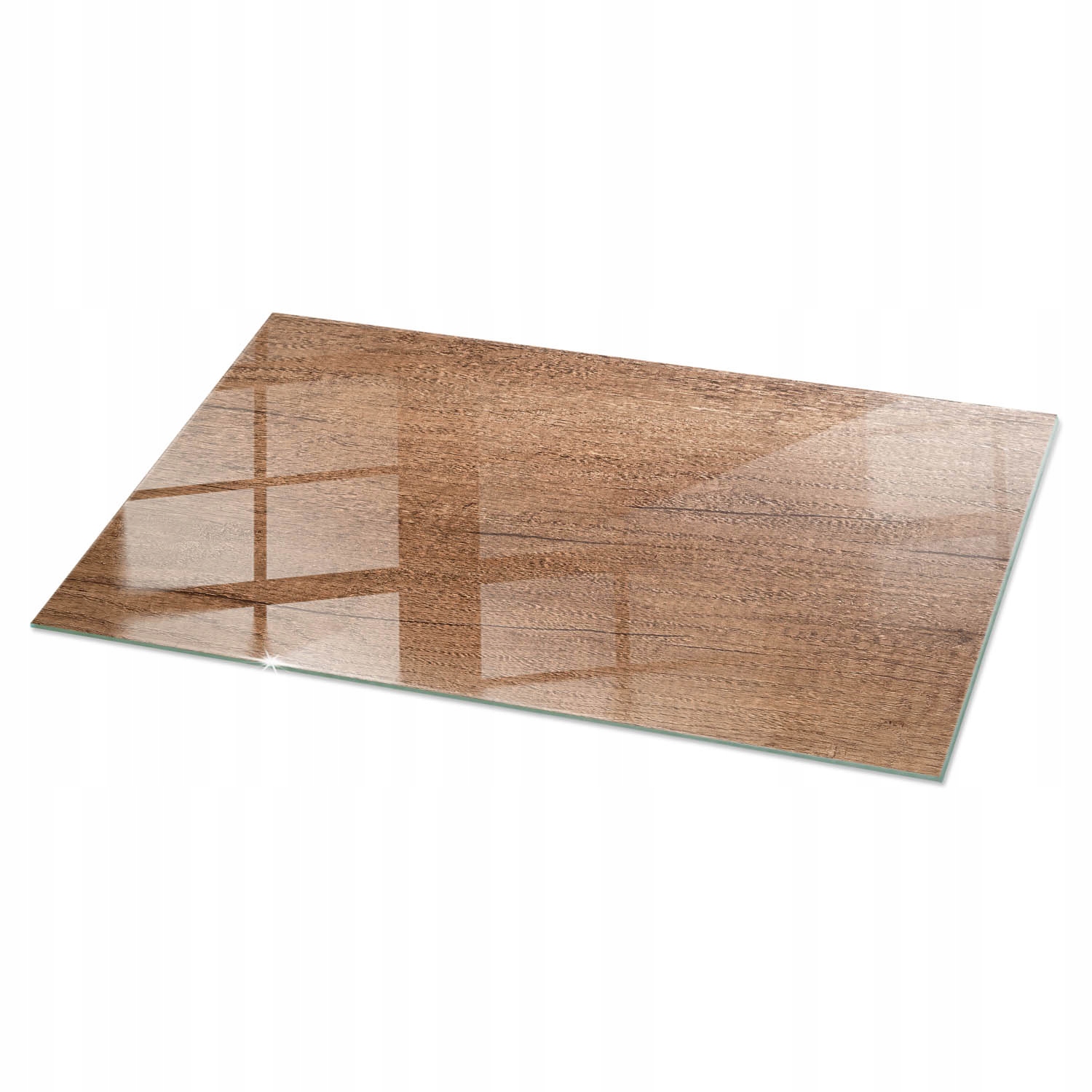 Ochranná sklenená doska z tvrdeného skla Vzor s textúrou dreva 120 x 60 cm