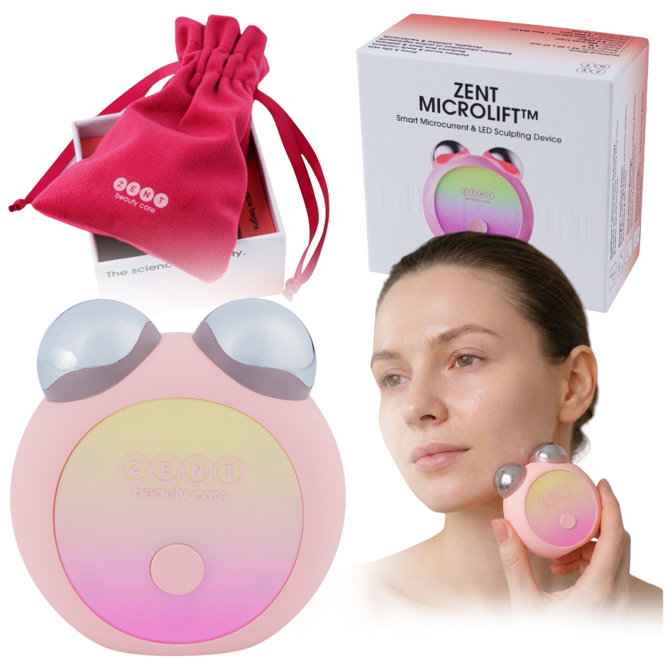 Masażer do Twarzy Szyi Liftingujący Ems Mikroprądy Led mezoterapia lifting