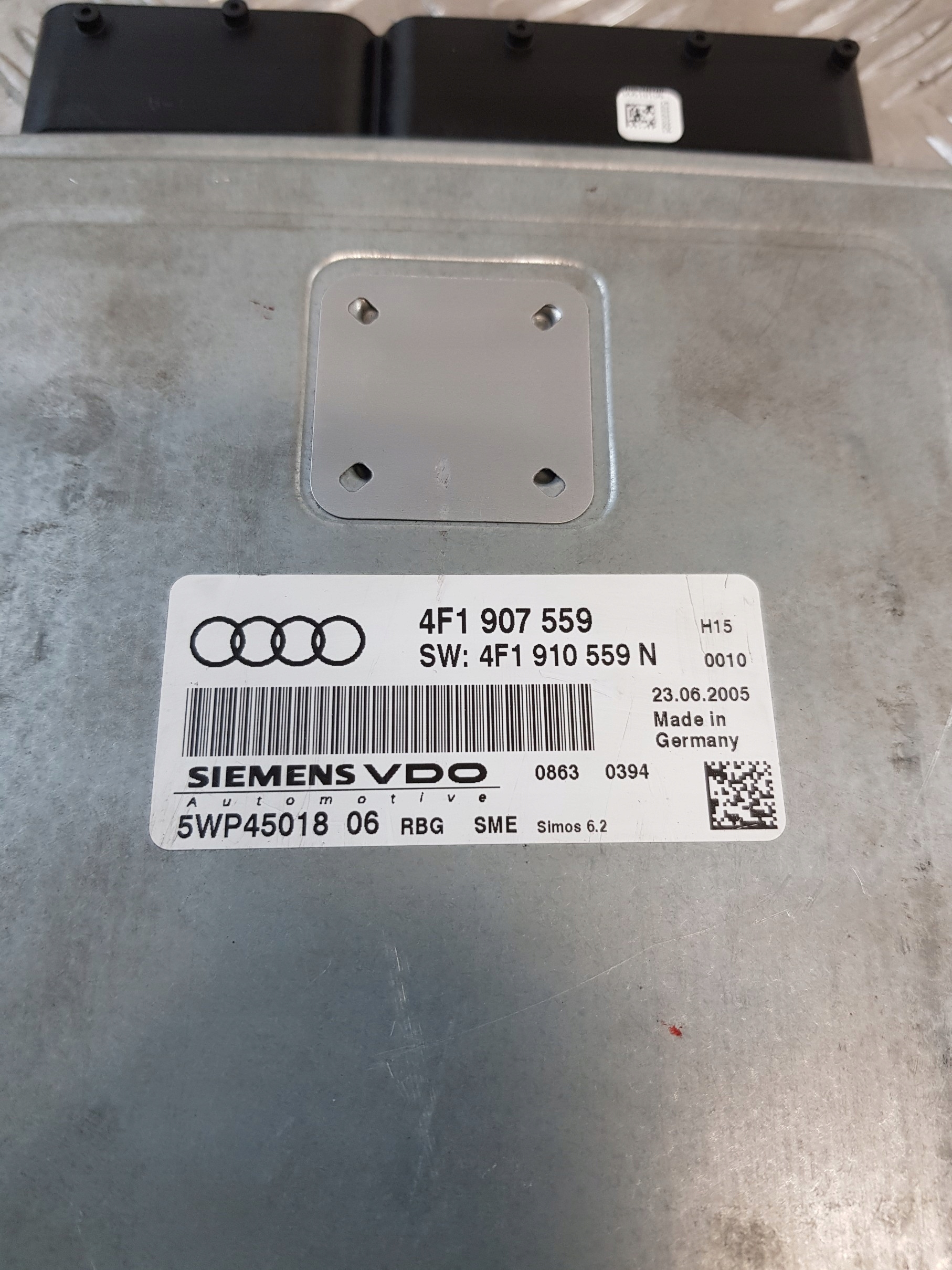 control unit of the engine 4F1907559 4F1910559N 5WP45018 AUDI A6 C6 3.2 V6 05R