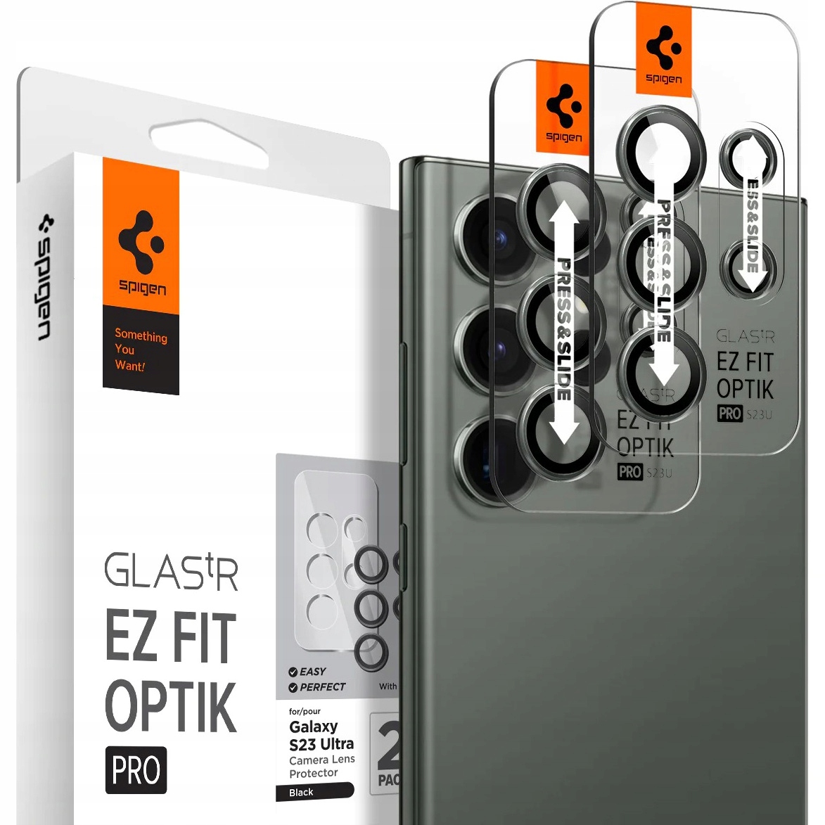

Szkło Spigen na obiektyw do Galaxy S23 Ultra
