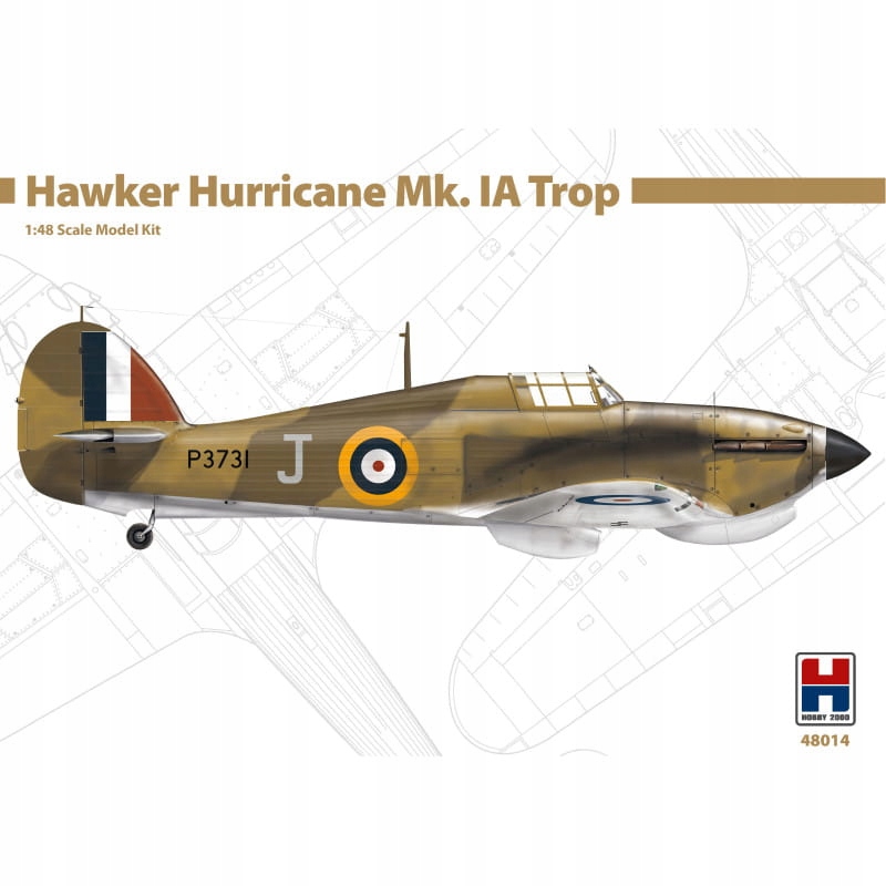 Hawker Hurricane Mk.IA Trop 1:48 Hobby 2000 48014