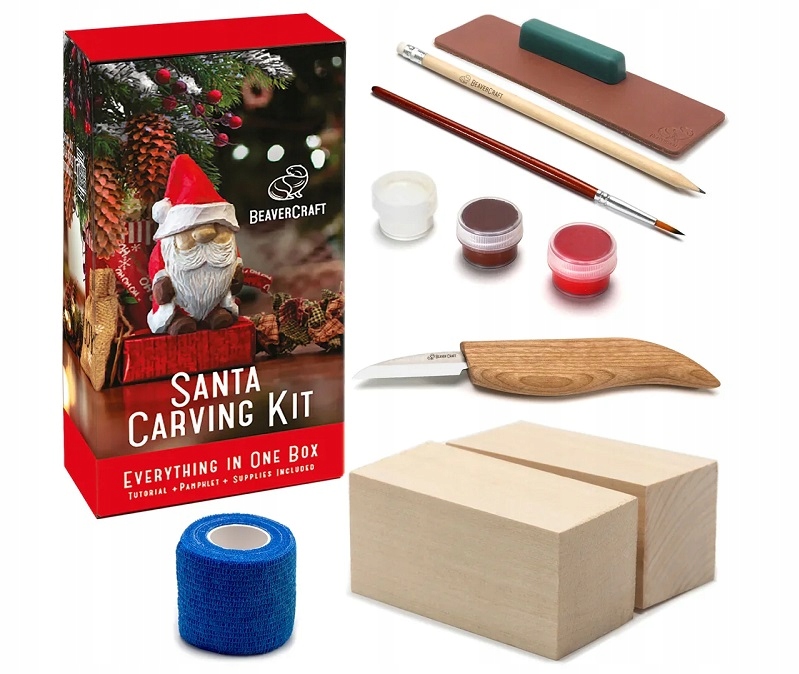 Řezbářský set pro vyřezávání Beavercraft Mikuláš DIY06
