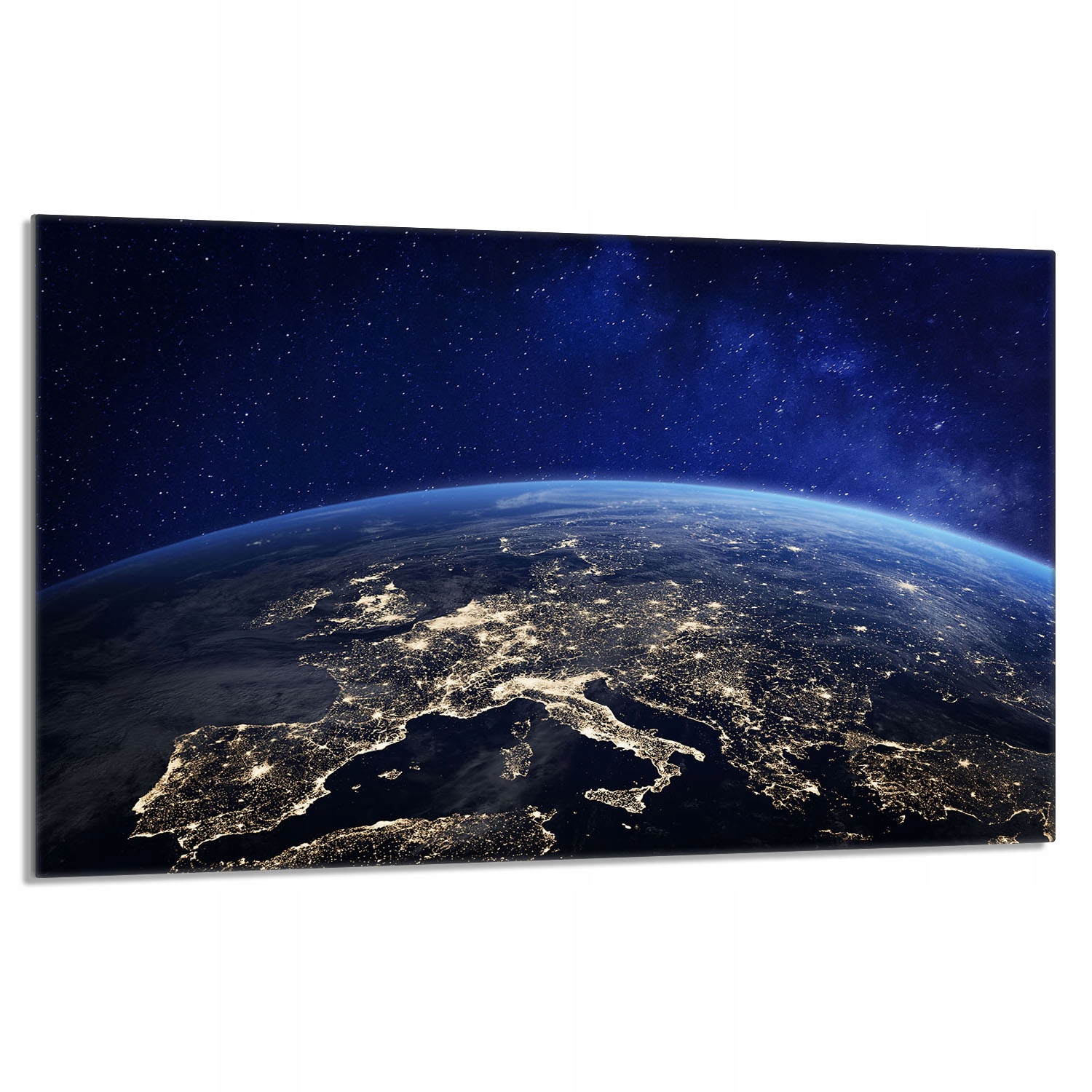 Skleněná ochranná deska na sporák 80x52 Země do kuchyně