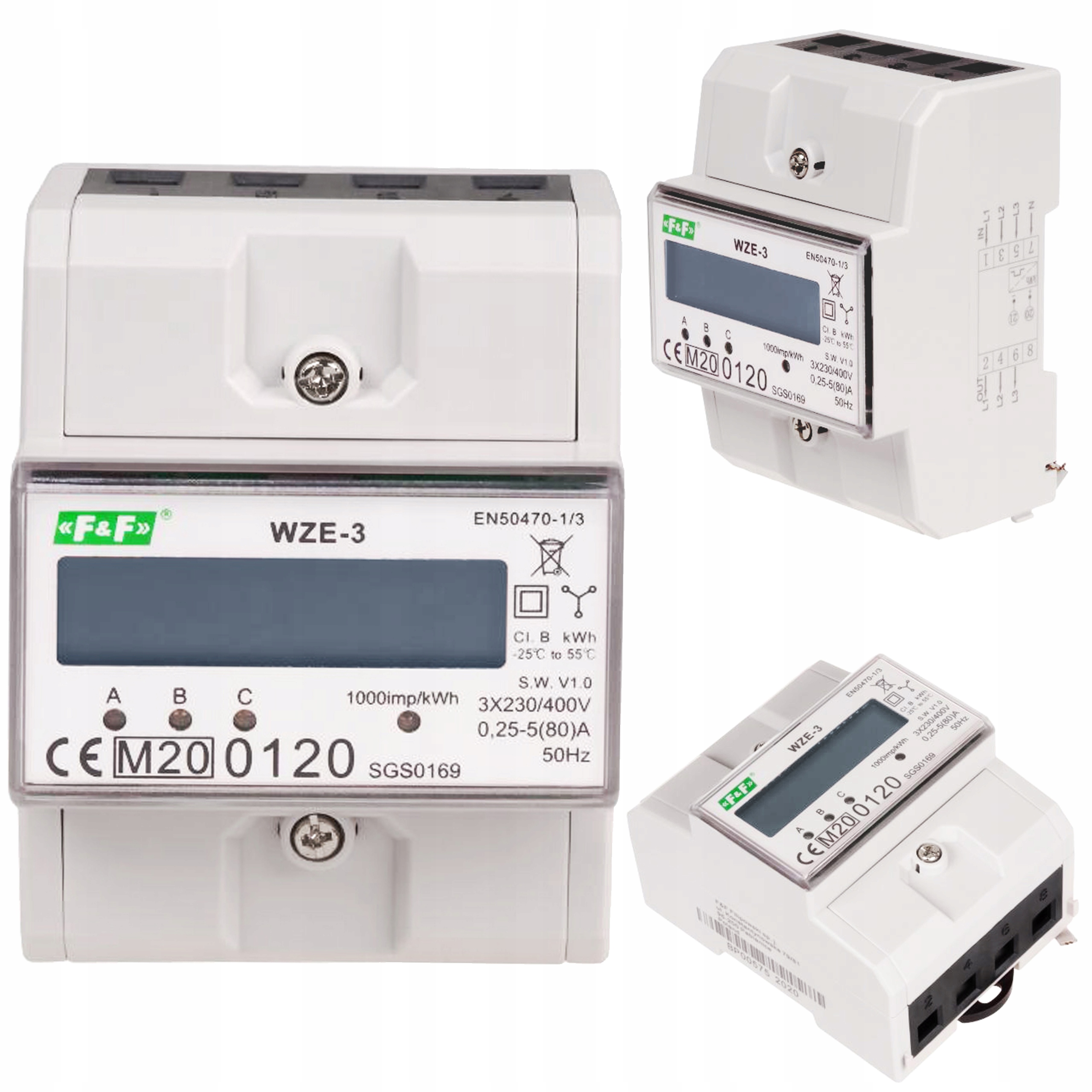 Třífázový Elektroměr A Třífázový Elektroměr
