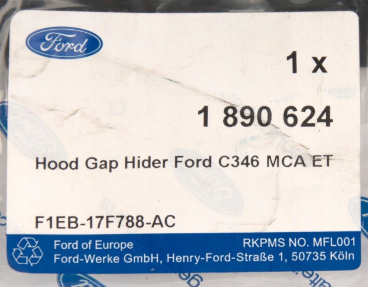 USZCZELKA ZDERZAKA MASKI PRZOD FOCUS MK3 FL 14 Installation side front