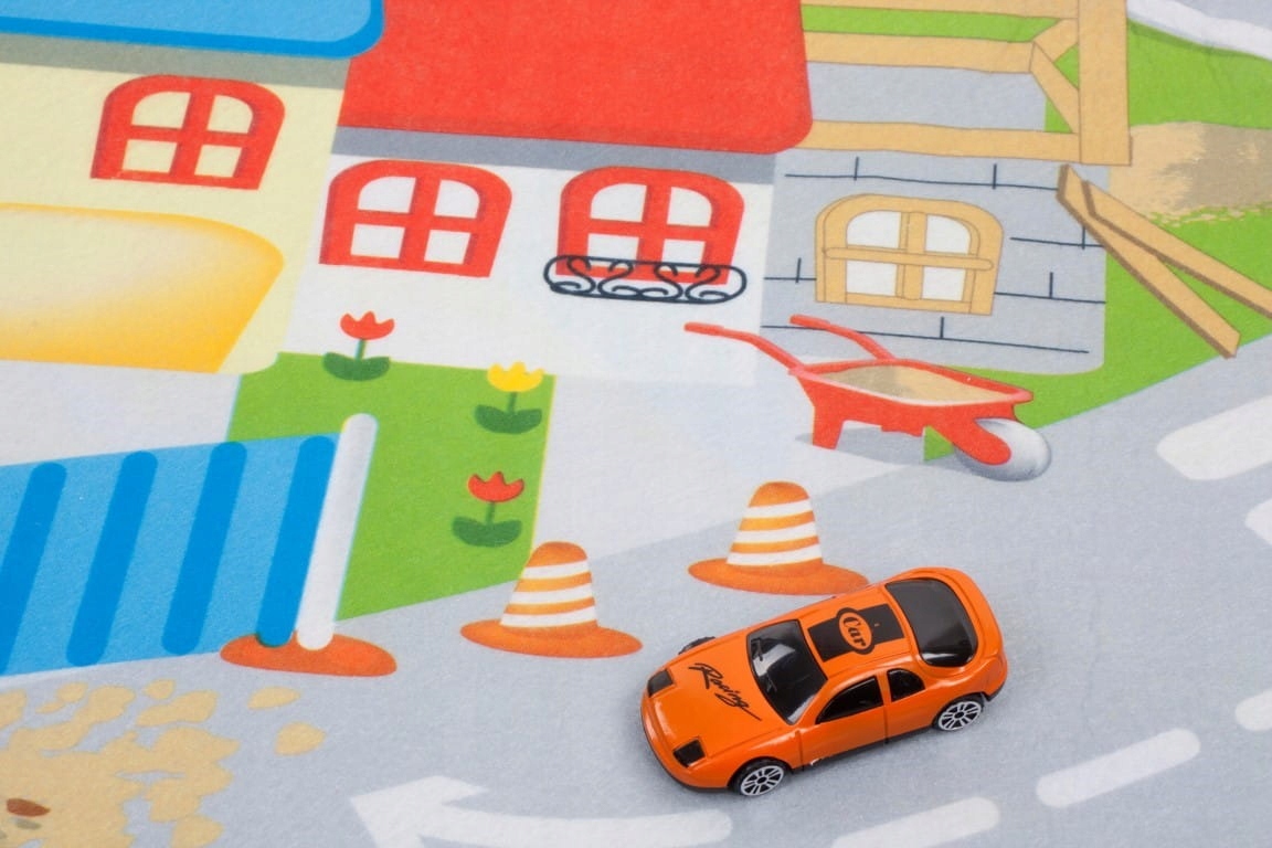 Mata podłogowa z autkami Construction 120x80cm Kod producenta B05.048.1.1