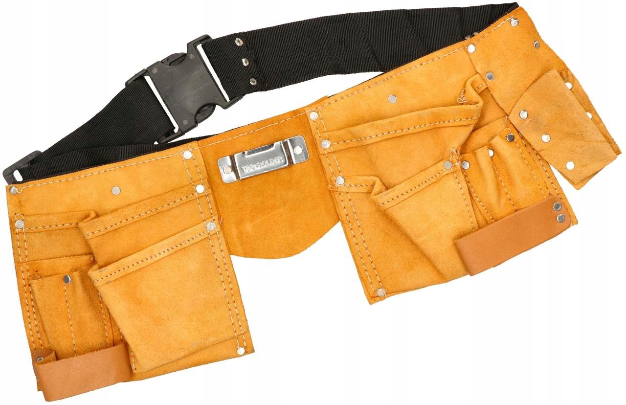 PAS NARZĘDZIOWY MONTERSKI DEKARSKI BUDOWLANY SKÓRZANY PAS NA NARZĘDZIA