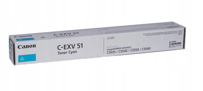 Toner Canon C-EXV51 C-exv 51 Cyan 0482C002 C5560