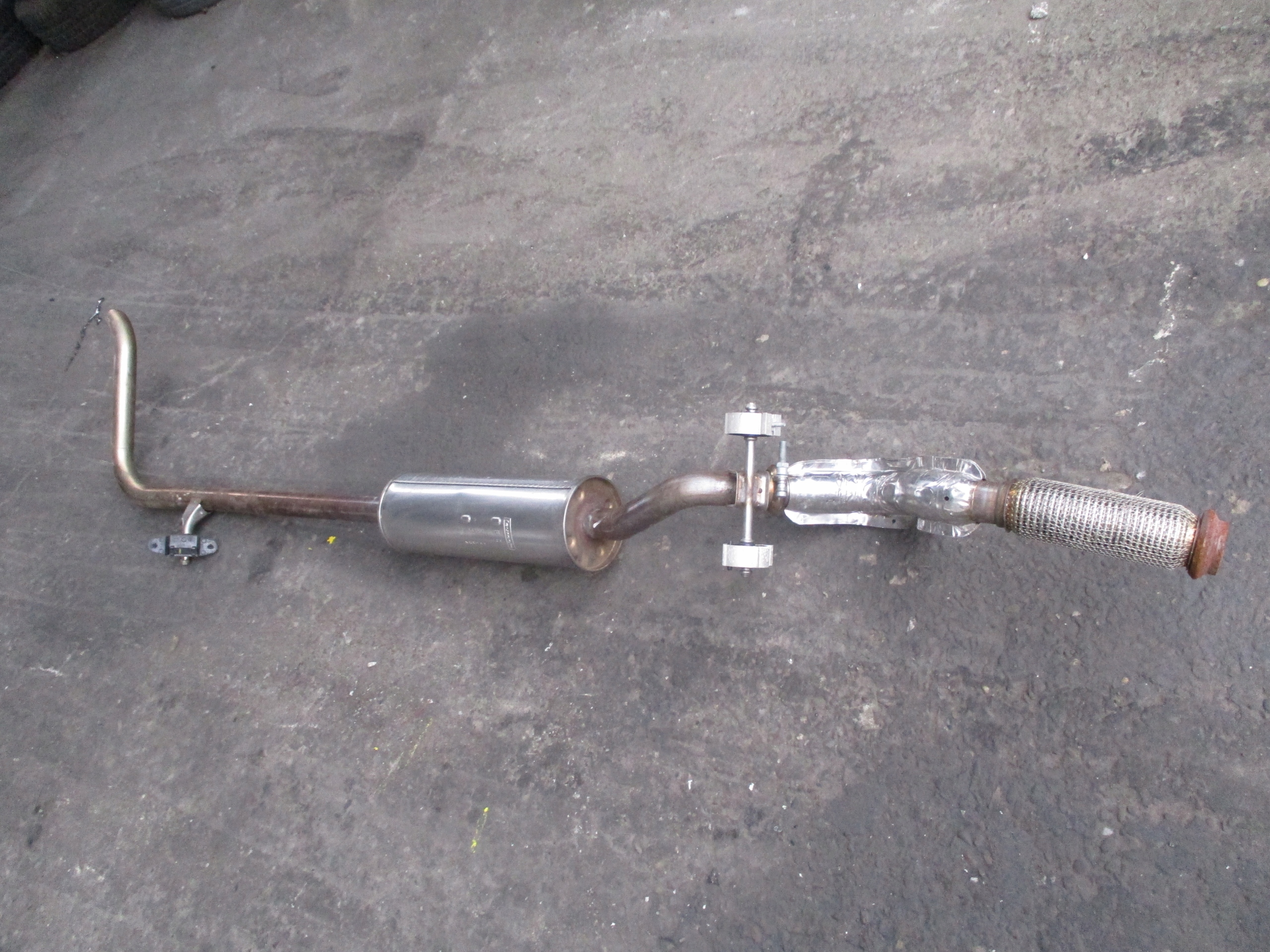 Marmitta sistema scarico completo auto usato ALFA ROMEO JUNIOR 25R PSA4500
