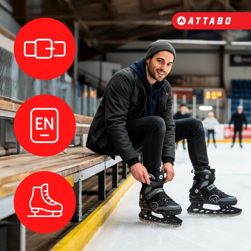 Łyżwy hokejowe Attabo Tore 44 Rozmiar 44
