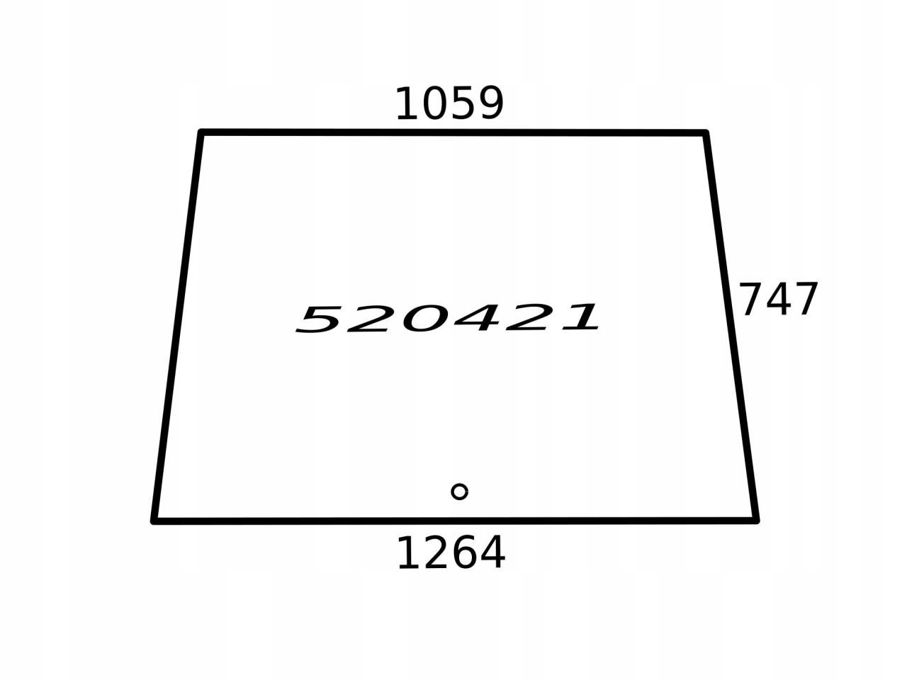 СКЛО DEUTZ FAHR КАБІНА ЄВРОПА II 520421