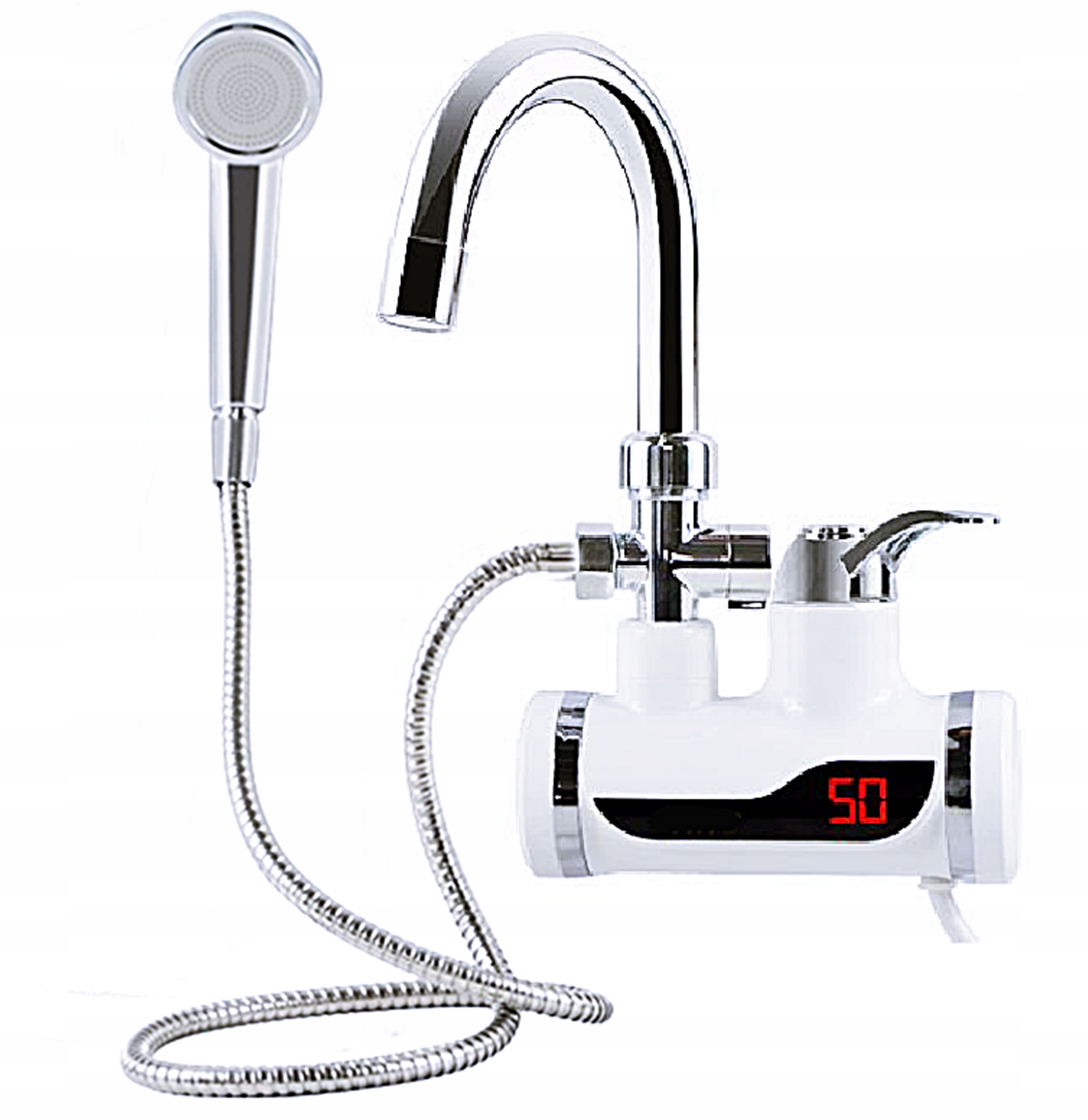 PRZEPŁYWOWY PODGRZEWACZ WODY PRYSZNIC 3000 W LCD Marka inna