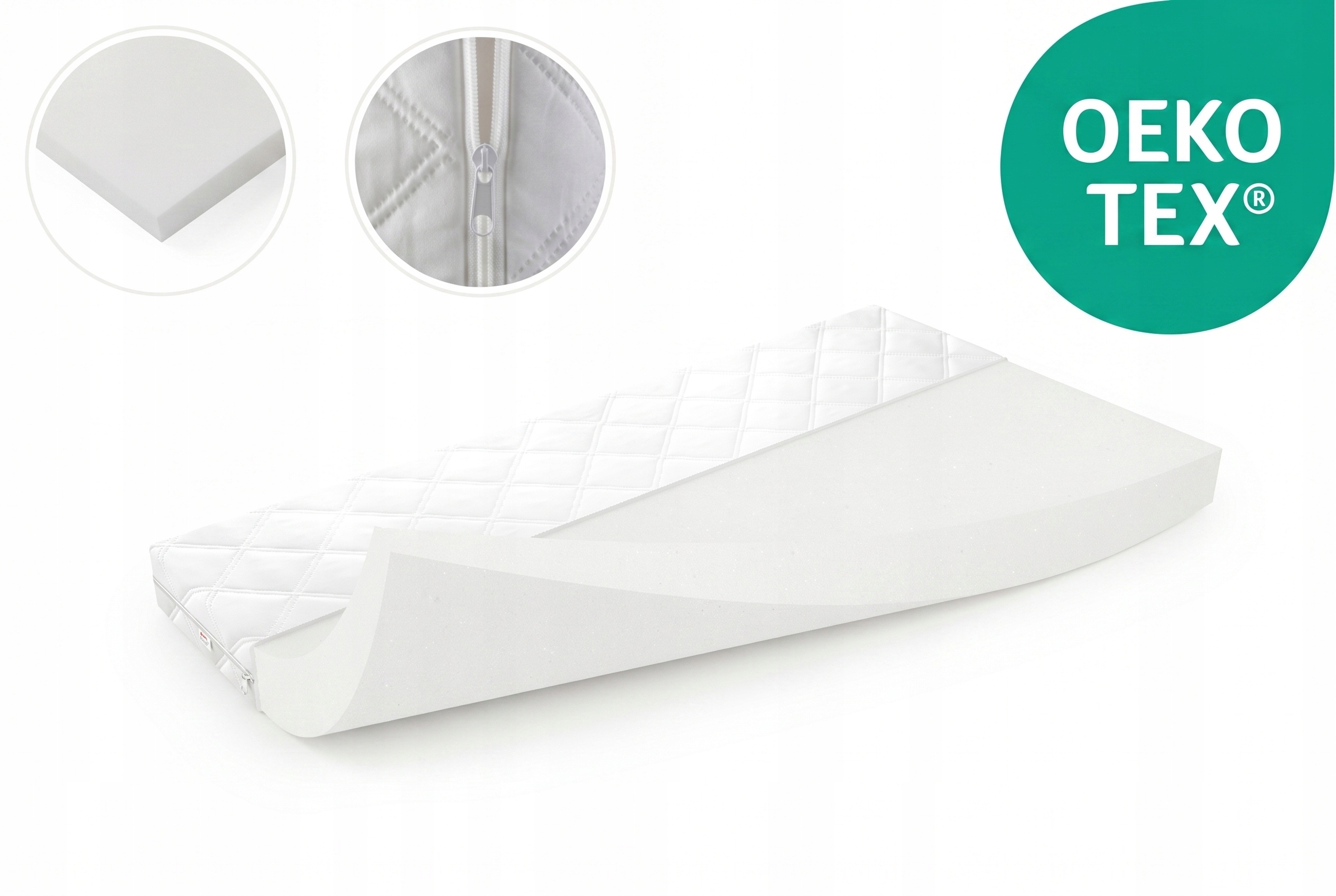 Materac Piankowy 190x90 o grubości 10 cm pianka poliuretanowa