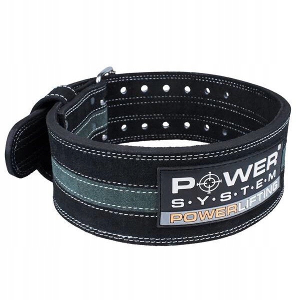 Power Systém Pás Powerlifting Kožený Tréninkový Pás Odolný