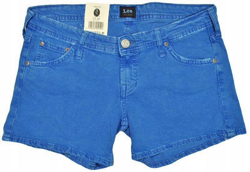 LEE šortky LOW waist BLUE jeans LYNN SHORT W28