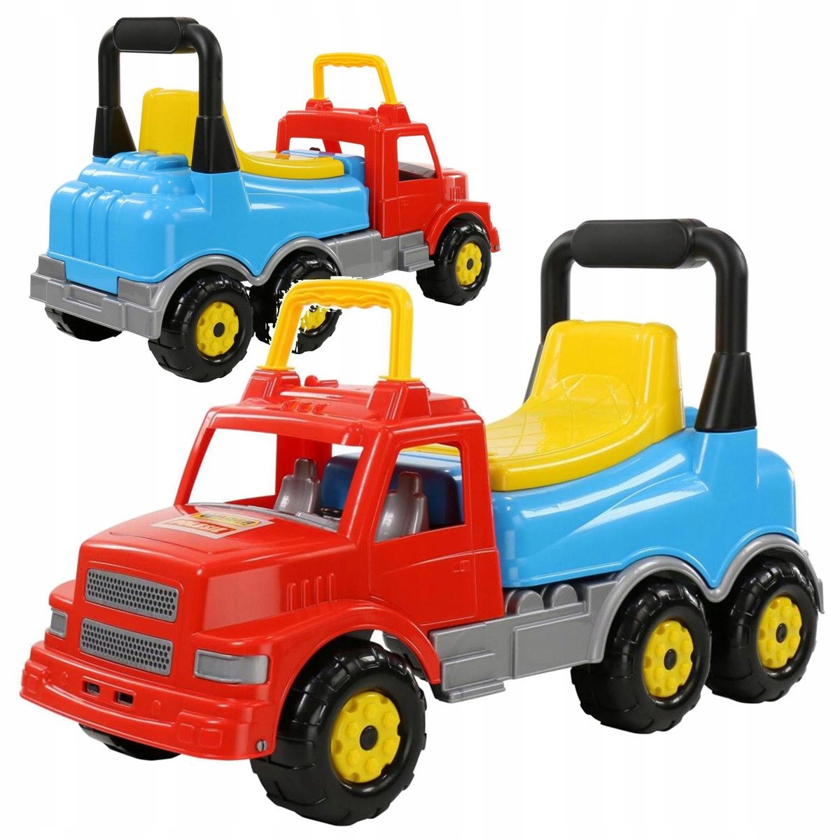 Wader 43801 Ciężarówka z siedzeniem Maxi Truck w worku jeździk dla malucha