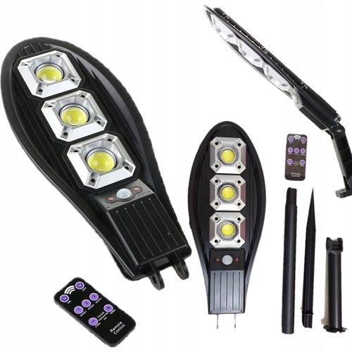 

Uliczna Lampa Solarna Latarnia Czujnik Ruch +pilot